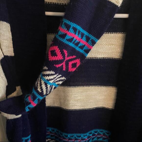 Say What Open Front Chunky Knit Cardigan Sweater Women's Approx Size Medium - Picture 4 of 6